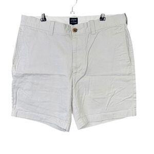 J. Crew Flat Front Trouser Shorts 7" inseam khaki tan beige Men's size 32